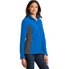 Port Authority Women's Skydiver Blue/Battleship Grey Colorblock Value Fleece Jacket