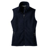 port-authority-women-navy-fleece-vest