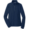 port-authority-women-navy-microfleece-zip