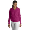 sport-tek-women-pink-fleece-jacket