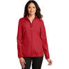 Port Authority Women's Rich Red Zephyr Full-Zip Jacket