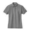 port-authority-womens-grey-pique-polo