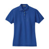 port-authority-womens-blue-pique-polo