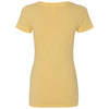 Next Level Women's Banana Cream Deep V-Neck Tee
