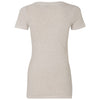Next Level Women's Oatmeal Deep V-Neck Tee