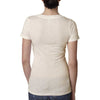 Next Level Women's Oatmeal Deep V-Neck Tee