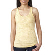 Next Level Women's Banana Cream Burnout Racerback Tank