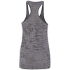 Next Level Women's Dark Gray Burnout Racerback Tank