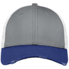 New Era Royal/Grey/White Vintage Mesh Cap