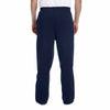 Champion Men's Navy Eco 9-Ounce Open-Bottom Fleece Pant with Pocket