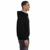 Champion Men's Black for Team 365 Cotton Max Fleece Quarter-Zip Hood