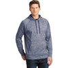Sport-Tek Men's True Navy PosiCharge Electric Heather Fleece Hooded Pullover
