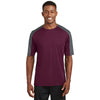 st354-sport-tek-burgundy-tee