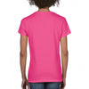 Comfort Colors Women's Neon Pink V Neck T-Shirt