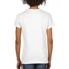 Comfort Colors Women's White V Neck T-Shirt