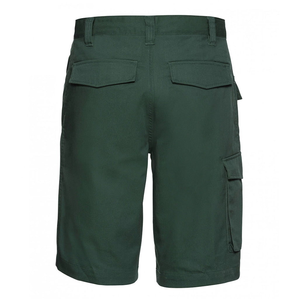 Russell Men's Bottle Workwear Poly/Cotton Shorts