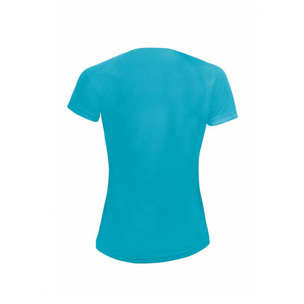 SOL'S Women's Aqua Sporty T-Shirt