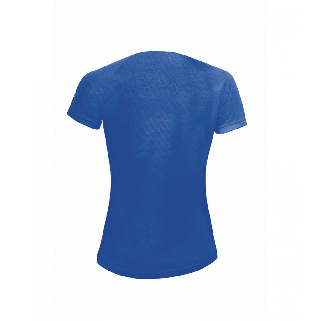 SOL'S Women's Royal Blue Sporty T-Shirt