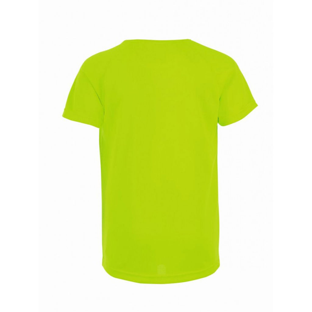 SOL'S Youth Neon Green Sporty T-Shirt