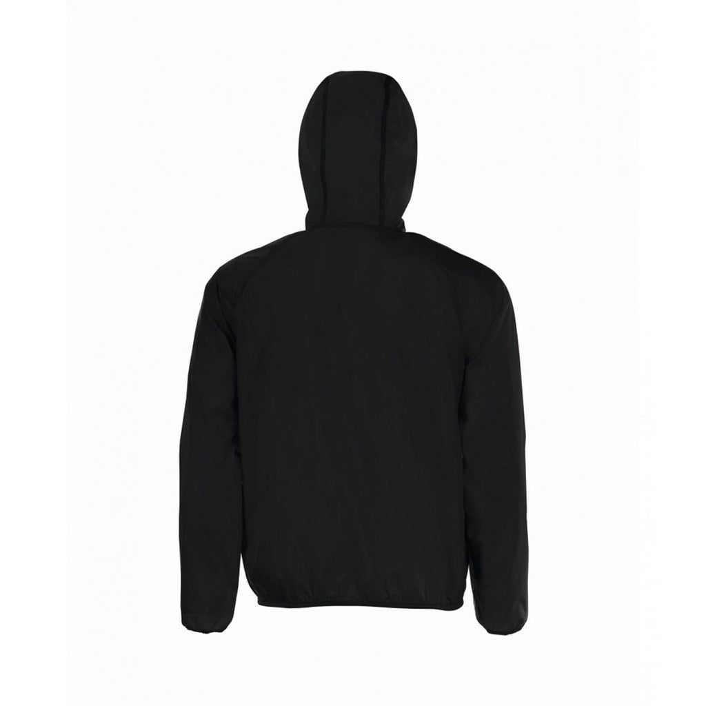 SOL'S Unisex Black Shore Windbreaker Jacket