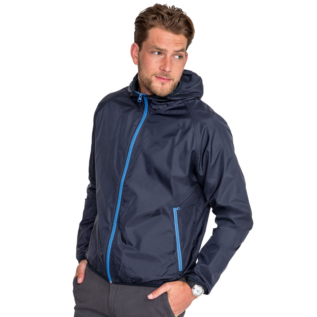 SOL'S Unisex Navy Shore Windbreaker Jacket