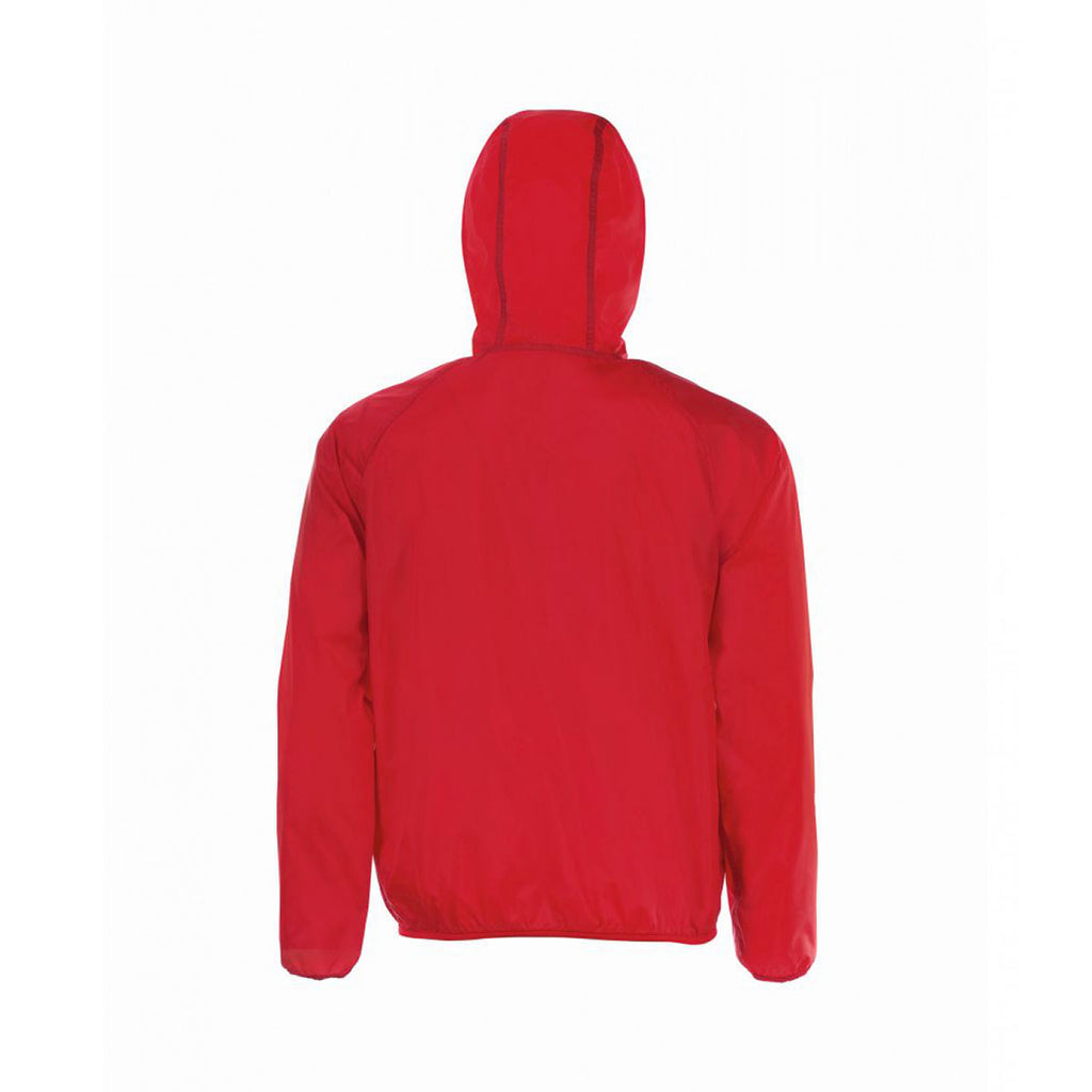 SOL'S Unisex Red Shore Windbreaker Jacket
