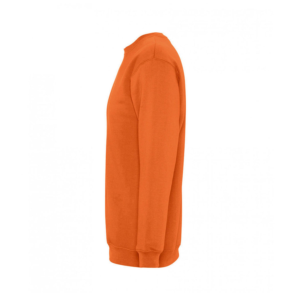 SOL'S Unisex Orange Supreme Sweatshirt