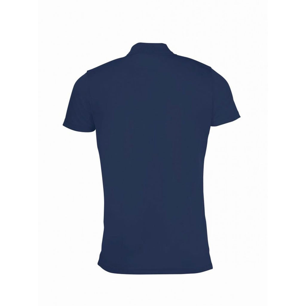 SOL'S Men's French Navy Performer Pique Polo Shirt