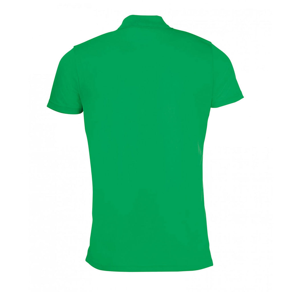SOL'S Men's Kelly Green Performer Pique Polo Shirt