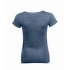 SOL'S Women's Heather Navy Mixed T-Shirt