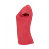 SOL'S Women's Heather Red Mixed T-Shirt