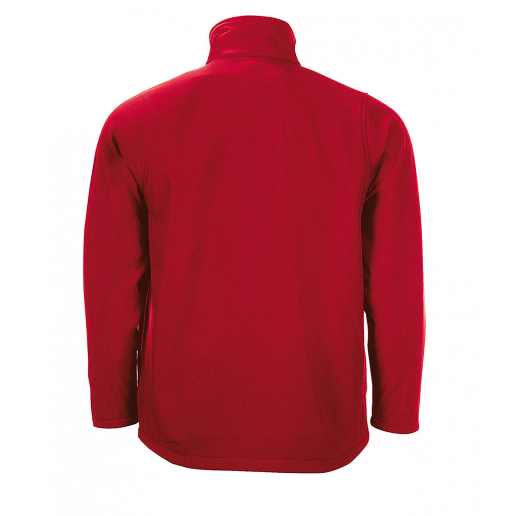 SOL'S Men's Pepper Red Race Soft Shell Jacket