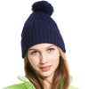SOL'S French Navy Barney Pom Pom Beanie