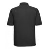 Russell Men's Black Heavy Duty Pique Polo Shirt