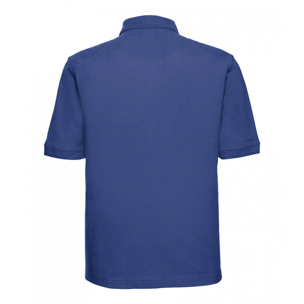 Russell Men's Bright Royal Heavy Duty Pique Polo Shirt