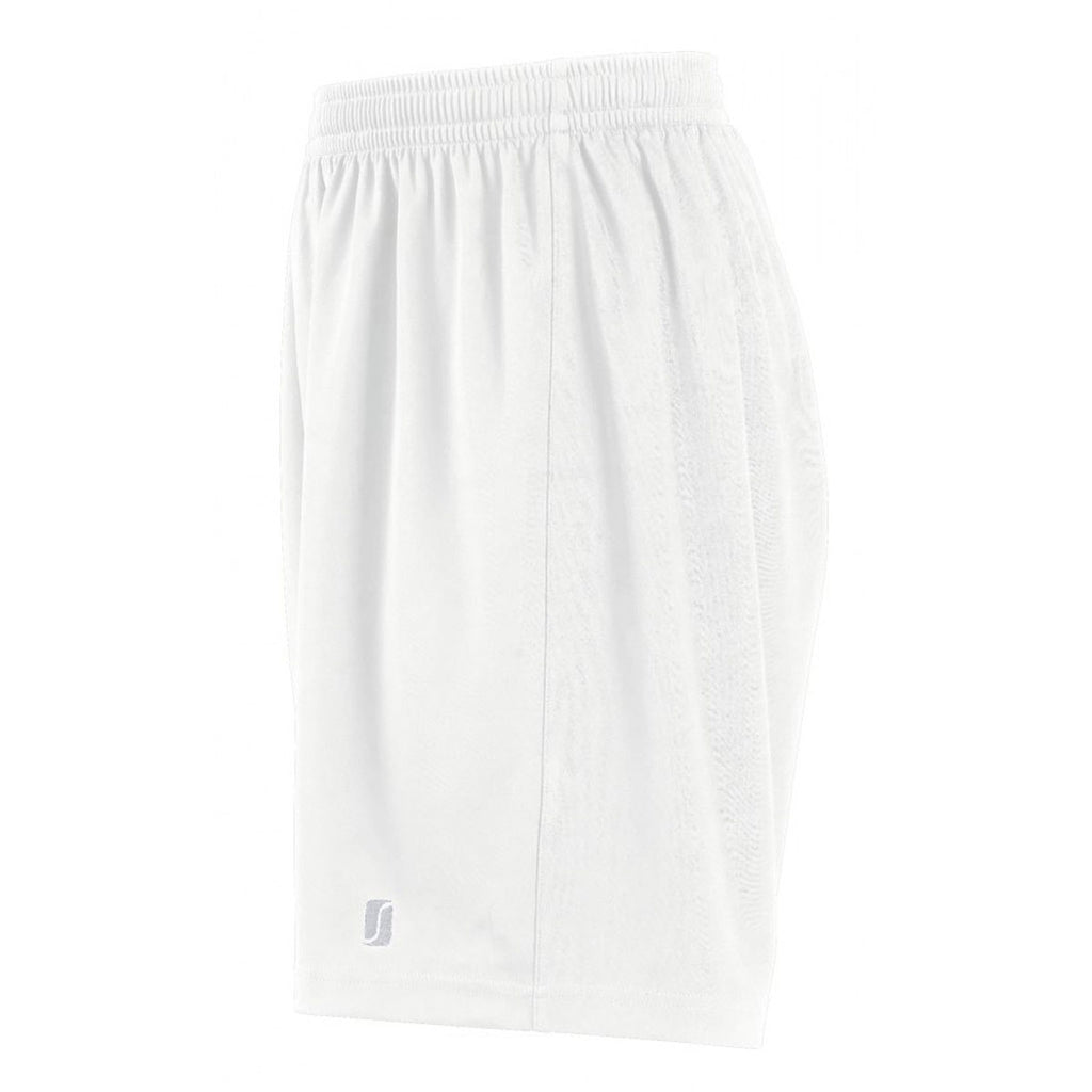 SOL'S Men's White San Siro 2 Shorts