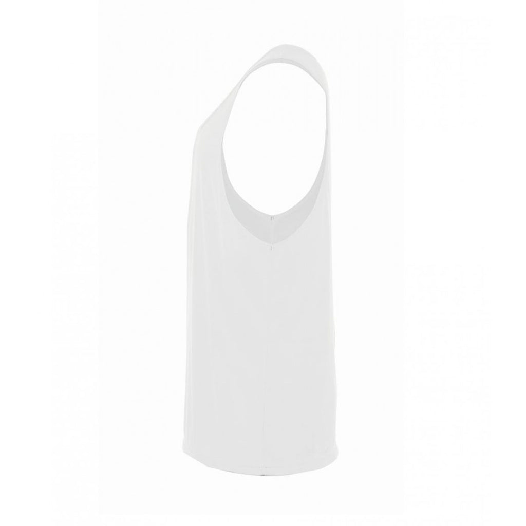 SOL'S Unisex White Jamaica Tank