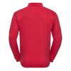 Russell Men's Classic Red Heavy Duty Collar Sweatshirt