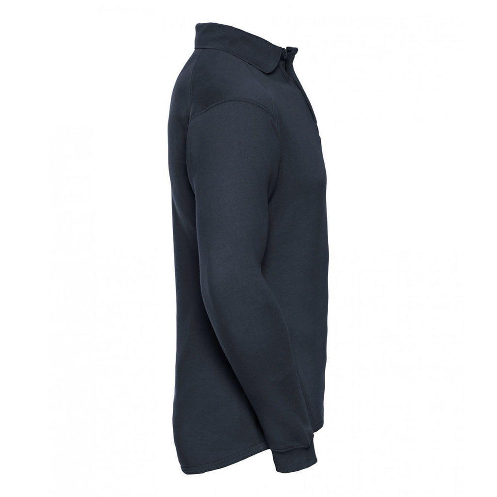 Russell Men's French Navy Heavy Duty Collar Sweatshirt