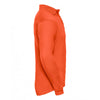 Russell Men's Orange Heavy Duty Collar Sweatshirt