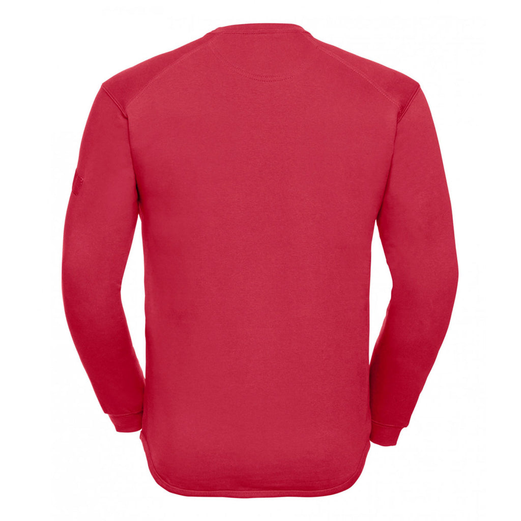 Russell Men's Classic Red Heavyweight Sweatshirt