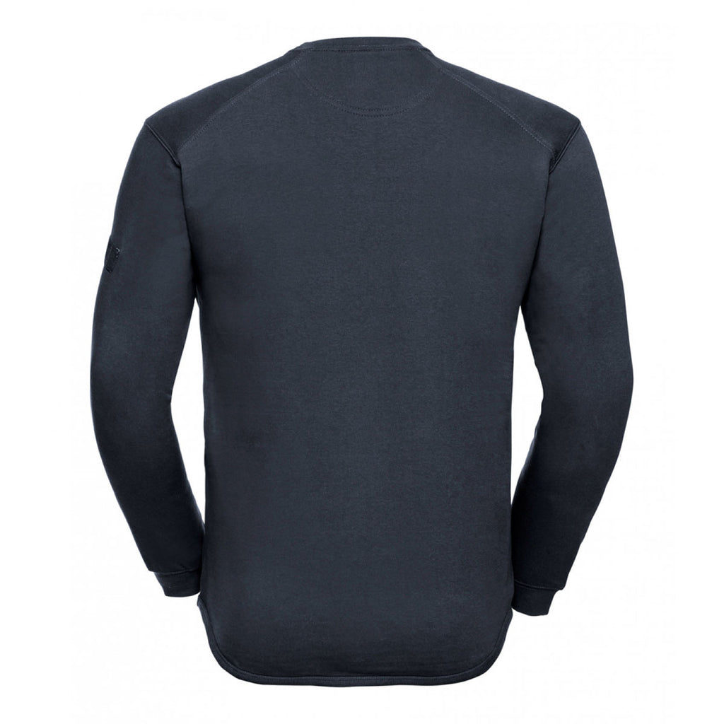 Russell Men's French Navy Heavyweight Sweatshirt