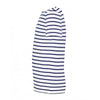SOL'S Youth White/Navy Miles Stripe T-Shirt