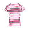 SOL'S Youth White/Red Miles Stripe T-Shirt