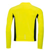 SOL'S Men's Neon Yellow Berlin Long Sleeve Zip Neck Running Top