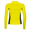 SOL'S Women's Neon Yellow Berlin Long Sleeve Zip Neck Running Top