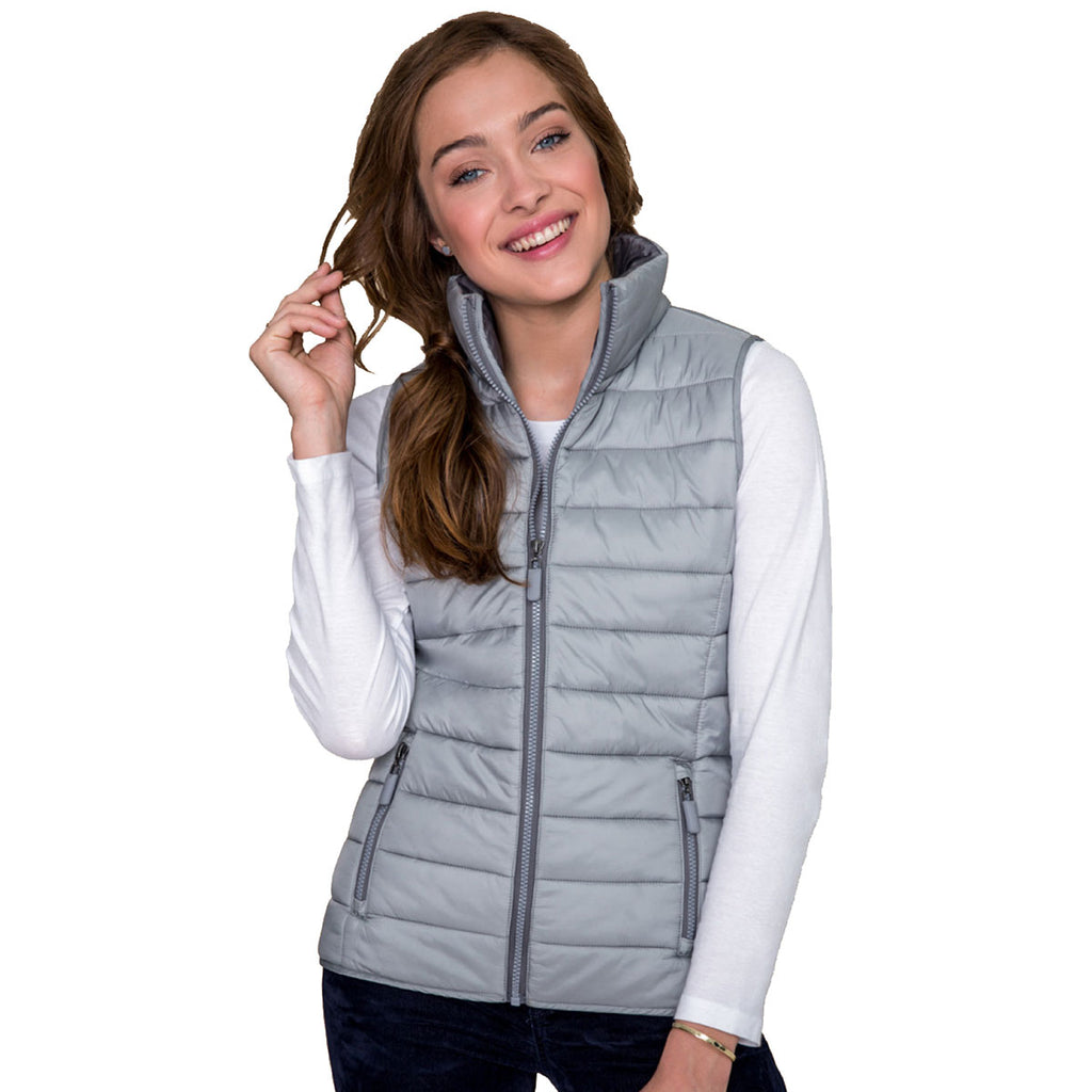 SOL'S Women's Metal Grey Wave Bodywarmer