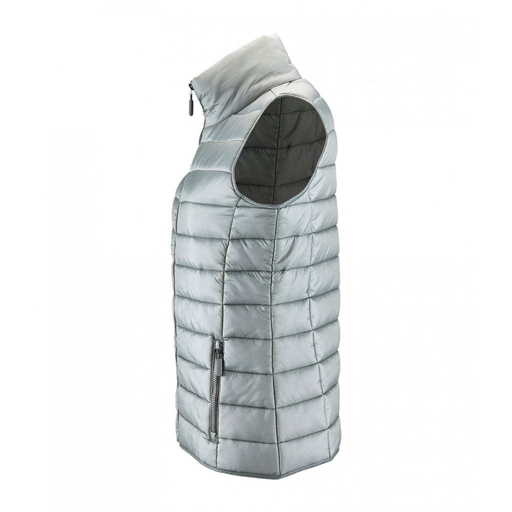 SOL'S Women's Metal Grey Wave Bodywarmer