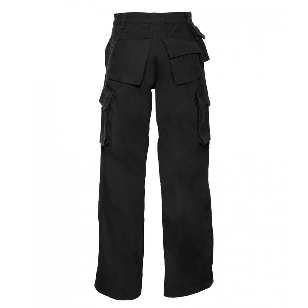 Russell Men's Black Heavy Duty Work Trousers