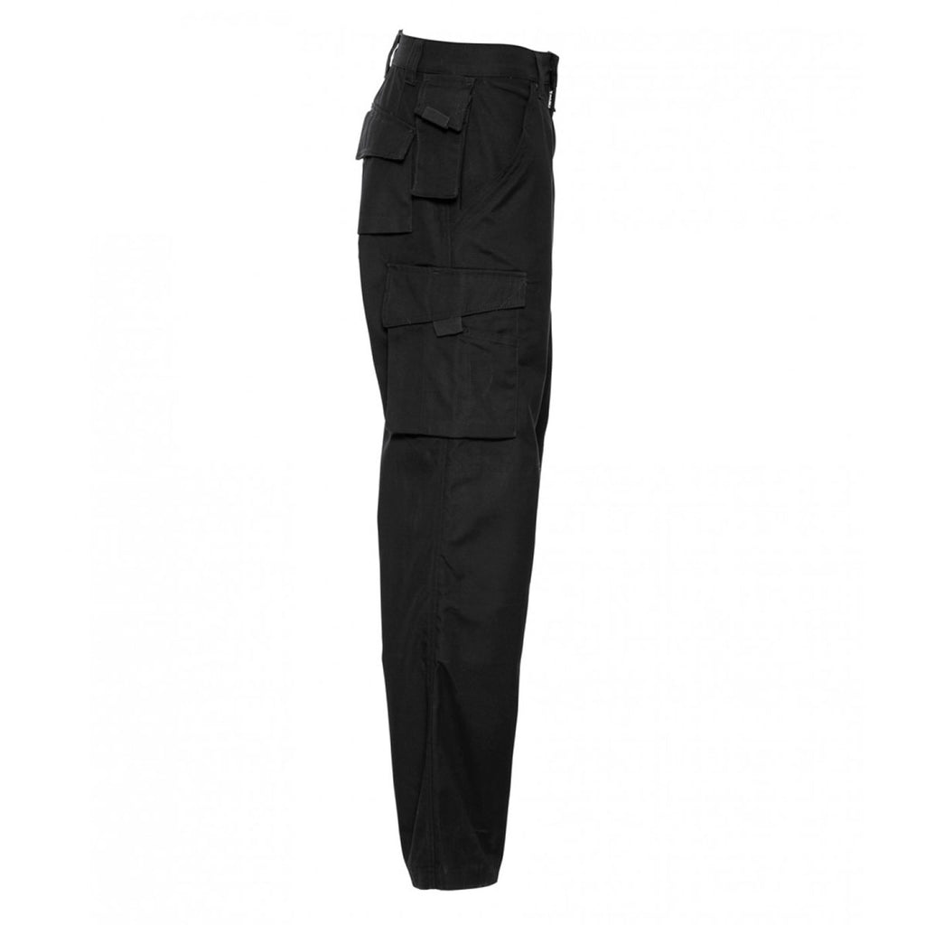 Russell Men's Black Heavy Duty Work Trousers